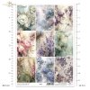 dekoracyjne wzory, motywy kwiatowe, bukiet kwiatów, Ogród Muz, Garden of Muses * Mulberry decoupage paper FPA1005, decorative patterns, floral motifs, bouquet of flowers, Garden of Muses *Seria Garden of Muses